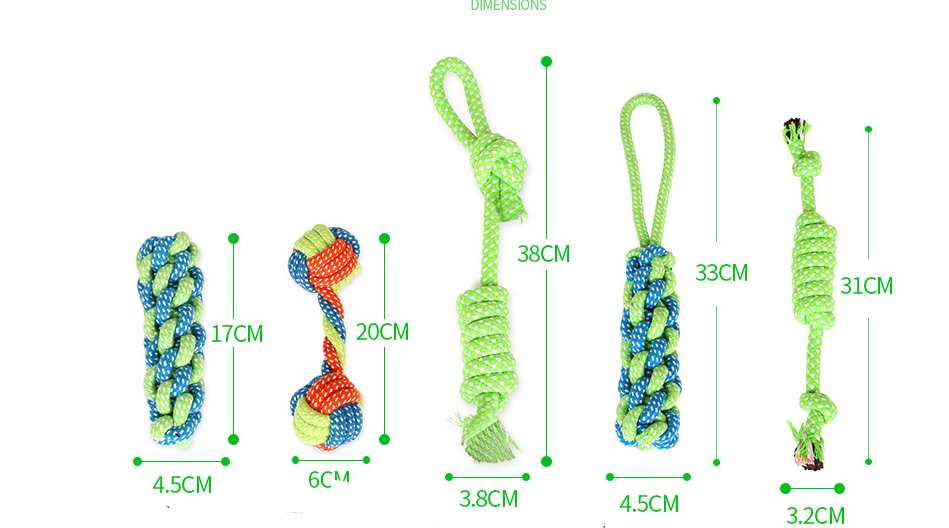 Tug & Toss Rope Collection