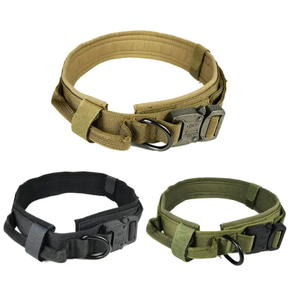 Tactical Nylon Dog Collar - larger breeds