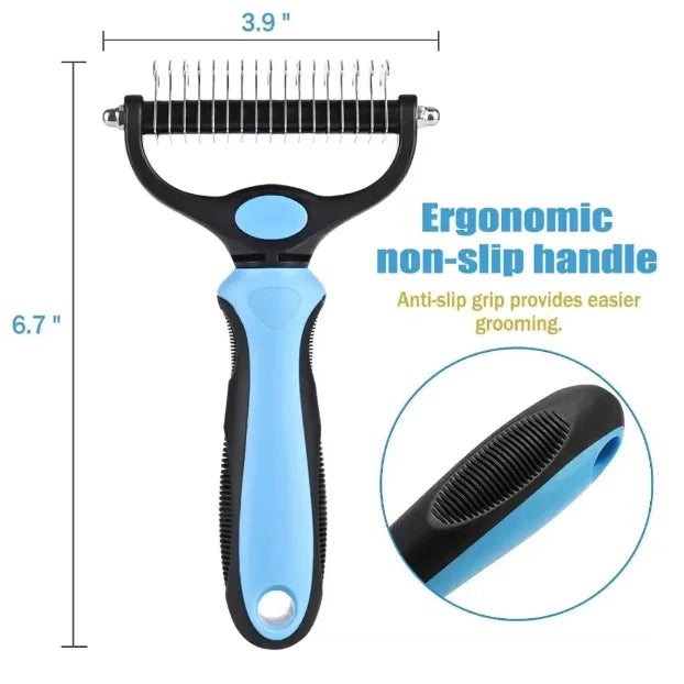 Double-Sided Grooming Brush
